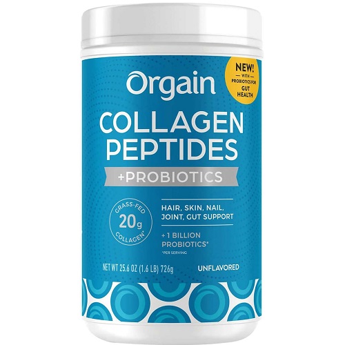 Orgain Collagen Peptides + Probiotics, Unflavored 726g