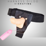 Warrior Strap-On Vibrating Dildo For Unisex