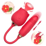 Rose Shaped Clit Sucking Vibrator