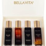 Bellavita Luxury Men's Perfume Gift Set with CEO Man, G.O.A.T., Klub, and Oud | 20ml x4