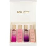 Bellavita Luxury Women's Perfume Gift Set with Rose, Senorita, Date, and Glam | 20ml x4