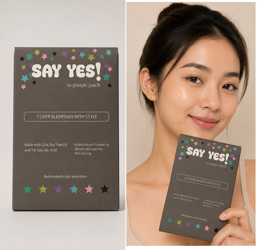 ChatGPT-Image-Jun-19-2026-01_43_22-AM-Copy.png SAY YES! Hydrocolloid Pimple Patch– Cover Blemishes With Style - 72 Patches - Image 1