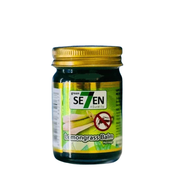 8857124862067.png Jual Green Se7en Lemongrass Balm Massage With Anti-mosquito 50g - Image 1
